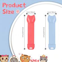Cat Wet Food Squeeze Feeding Spoon | Interactive Licking Feeding Device, Anti-Spill Slow Feeder Design, Suitable For Meat Paste And Liquid Treats - 10ml - View 3