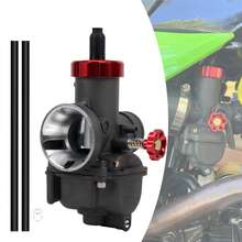 PowerMotor Motorcycle Carburetor Suitable For Kawasaki KX80 KX100 KX125 And CR80 CR85 KSR110 Motorcycles Red Carburetor Cover DASH PE30 Modification Part. - A - View 8