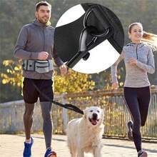 1PC Hands Free Dog Treat Pouch With Bottle Holder Large Capacity Running Waist Bag Reflective Stitches Poop Bag Dispenser - Multicolor - View 7