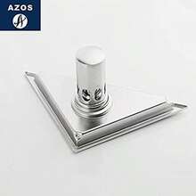 AZOS Drenaje de Piso, Desage de Piso Empotrado de azulejo Cepillado Desage de desage de bao de Acero Inoxidable 304, tringulo (165 x 233 mm) - plata cepillada 3 - Ver 10