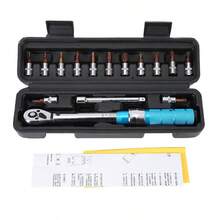 Bộ 15 cờ lê lực điều chỉnh, 1/4 inch, 2-24Nm, thích hợp sửa chữa xe đạp (bao gồm xe đạp leo núi và xe đạp đường trường), dụng cụ bảo dưỡng xe máy, được thiết kế cho thợ máy chuyên nghiệp, bao gồm hướng dẫn sử dụng, chất liệu kim loại, không cần nguồn điện. - Nhiều màu - Xem 7
