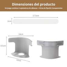 CYPNSujetador de Sábanas 4 Piezas - Clips Ajustables con Tiras de Bloqueo para Todo Tipo de Colchón No Más Sábanas Sueltas Fácil de Colocar Color GrisFashion - como en la foto - Ver 4