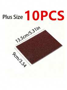 1/3/5/10片装多功能清洁海绵，易清洁PEVA材质锅具清洁布，适用于家庭、厨房、浴室、家务清洁。厨房必备，家用清洁用品，厨房工具，厨房收纳好帮手。 - 金剛砂抹布 - 查看 24