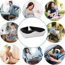 CYPNBestYiJo Cojin Ortepedico de Memory Foam para Asientos Alivio para Dolor de Ciatica Espalda y Coxis Almohadilla de Apoyo con Funda Lavable Adecuado de Oficina Coche HogarFashion - 222344878 - Ver 7