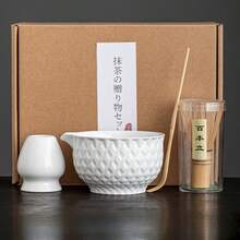1pc/4pcs/7pcs Matcha Tea Set, Includes Matcha Bowl, Matcha Whisk, Matcha Cup, Stirrer, Tea Spoon, Tea Bowl Set, Matcha Preparation Tools, Dessert & Beverage Making Tools, Japanese Gift Box, Matsukane Matcha Stirring Set, Gift For Matcha Enthusiasts