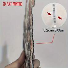 2D Flat Boho Style Easter Decor, With Cross, Floral, Egg Wreath & Pastel Tones - Spring Indoor Tabletop Centerpiece, Birthday & Holiday Home Decoration, Handmade Pastel Themed Item, No Electricity Required - Multicolor - View 6