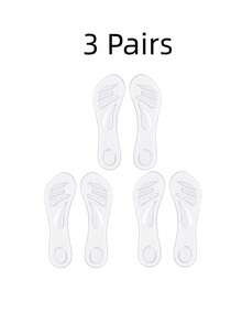 1/3 件透明高跟鞋鞋垫，减震 3/4 长度自粘防滑按摩垫，男女通用 - 彩色 - 查看 9