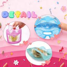 10pcs Gift Bags With Bow Handles And Seals, Creative Gift Packaging Suitable For Candies, Cookies, Snacks And Birthday Parties