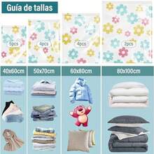 YEUSS WEWI GALASALA Bolsas de Almacenamiento de Vaco, 12PCS Bolsas al Vacio Ropa Viaje, Bolsas de Compresin para Viaje para Guardar Ropa, Almohadas, Edredones, con 1 Bomba Electrica - 12 - Ver 3