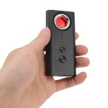 Detector de cámara de alta sensibilidad, 6 niveles, chip inteligente, portátil, inalámbrico, para casa, oficina, hotel, viajes. - Negro - Ver 1