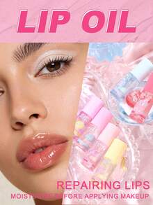 USHAS 透明唇油，配有高跟鞋吊坠，保湿滋润，持久滋养，可搭配唇膏和唇彩使用，打造镜面般光泽，宽刷头方便涂抹。 - #02 - 查看 3