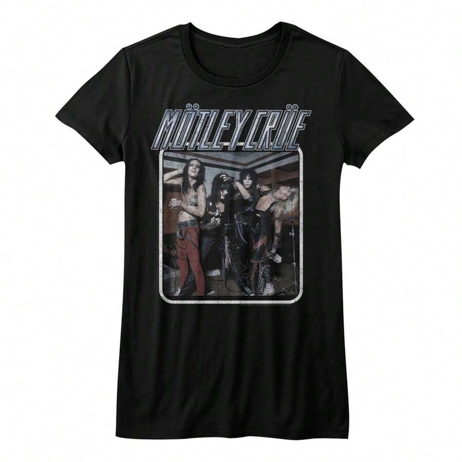 Motley Crue Uncrued Black Junior Women39s T-Shirt - 黑色 - 查看 1