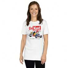 CAMISETA DE KARTING RAT ROD DE LOS AÑOS 60 ¡DIVERSIÓN DE CARRERAS!¡C@@L!! - Negro - Ver 4
