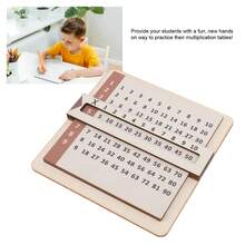 Slide & Learn Interactive Multiplication Chart - Interactive Math Manipulation Tool With Grid, Helps Children Practice And Solve Multiplication Tables, Educational Tool For Classroom And Home Schooling For Elementary School Students