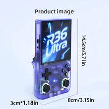 新款R36 Ultra掌上游戏机内置超过20000款游戏，并配备可调节的RGB灯光效果。它支持7种灯光模式，并可连接WiFi。此外，它还支持双人在线多人游戏，并提供多种颜色选择。 - 彩色 - 查看 11