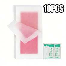 15PCS Honey-Scented Facial Wax Strips; Precise Hair Removal For Small Areas Such As Eyebrows, Lips, Cheeks, Etc.; Gentle And Non-Irating Personal Care; Easy-To-Use Wax Strips, Eyebrows, Mustaches, Bikini Area Home Waxing - 彩色 - 查看 9