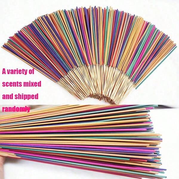 29/196/396pcs Lavender Aromatherapy Sticks - Bamboo Sticks, Perfect For Aromatherapy, Yoga, Meditation, Home And Office Fragrances - Ideal Holiday Gift Set