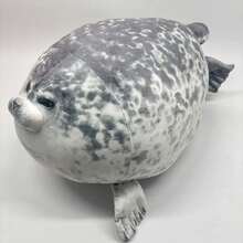 1pc Realistic Plush Seal Stuffed Animal Doll, Soft Cuddly Seal Doll, Decorative Pillow, Sofa Cushion, Children's Doll, Birthday/Christmas Gift - Multicolor - View 18