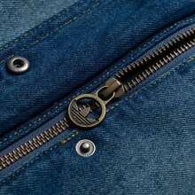 PESS DENIM TT 女士舒适休闲户外运动夹克/外套 KE1072 - 牛仔藍 - 查看 5
