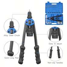 Hand Rivet Nut Tool Professional Riveter Rivnut Gun M3, M4, M5, M6, M8, M10&M12 Kit - 150pcs - View 6