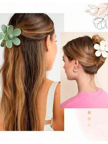 15/3件套婚礼花朵发夹礼盒，包含5瓣花朵发夹、感谢卡和10*12厘米礼品袋，适合婚礼派对回礼、派对礼物、婚礼纪念品，也适用于新娘送礼会、婚礼用品、单身派对、宾客纪念礼品等。 - 彩色 - 查看 4