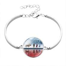 迪士尼二合一卡通项链手链套装，卡通吊坠饰品礼品，艾莎公主手链，可爱时尚饰品，可调节合金材质，DIY创意手链，合金饰品，理想的生日礼物，手链，创意手链，送给朋友和伴侣的绝佳礼物！情人节、节日、礼品 - 彩色 - 查看 9