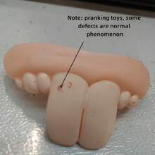 3pcs Hilarious Dog Denture Toys - , Tear-Resistant Fake Teeth For Pets - Perfect For Halloween & Photoshoots - Multicolor - View 8