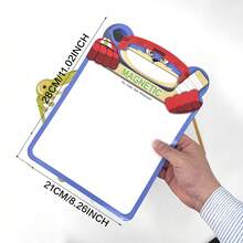 1pc/Erasable Monthly And Weekly Planning Magnetic Calendar Stickers, Whiteboard Soft Magnetic Note Stickers, Message Boards, Fridge Magnets. - Multicolor - View 5