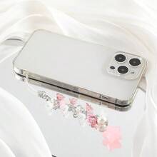 Aesthetic Y2K Phone Charm Cute Cell Phone Charms Star Heart Straps Accessories Keychain Lanyard Women - 粉色 - 查看 4
