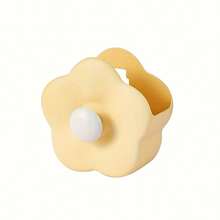 [Customizable] Floral Shaped Storage Box, Desktop Organizer, Available In Yellow/Blue/Green, Suitable For Storing Makeup Brushes, Stationery, Or Small Accessories, Keeps Desk Tidy And Personalized - Multicolor - View 13