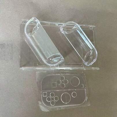 1pc Transparent PC Crystal Case Protective Cover For Nintendo Switch, Perfect Design, Effective Protection, Holiday/Birthday Gift