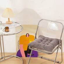 1pc Linen Fabric Seat Cushion, Tatami Mat Cushion, Office Chair Cushion, Bench Cushion, Buttock Cushion, Winter Super Warm Cushion, Festival Cushion Gaming Chair Car Seat Cushion Chair Pillow - Multicolor - View 15