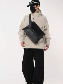 New Men's Durable Versatile Large Capacity Messenger Bag, Suitable For Business Travel