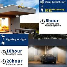 Solar Ceiling Lamp, Outdoor IP65 Solar, 396 LED Ceiling Lamp Decoration Strip With Remote Control (Without Batteries), 5m Line Length For Easy Installation, 5 Modes For Free Switching. Solar Lamp Is Suitable For Indoor Sheds, Barns, Rooms And Outdoor Lighting. - White Light - View 7