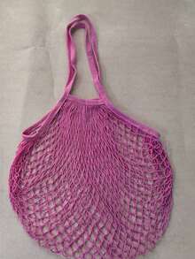 1个通用摩托车车把挂包，弹性大容量网袋，适合旅行和购物