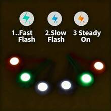 1pc/3pcs Flower/Heart Shaped Pet LED Luminous Pendant, Night Safety Anti-Lost Collar Charm, Suitable For Cats And Dogs - Multicolor - View 8