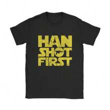 Camiseta Han Disparó Primero - Negro - Ver 1