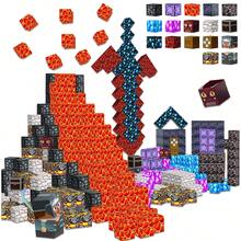 100/200/400 Peças Conjunto de Blocos de Construção Magnéticos do Mundo da Lava - Brinquedos de Construção de Cubos Magnéticos, Adequado para Presentes de Halloween, Natal e Aniversário - Brinquedos Sensoriais STEM para Crianças de 3+ Anos - Multicolorido - Visão 6