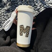 1pc, 530ML Cup , There Are Many Different Styles To Choose From Stylish And Personalized, It Has A Rope Handle For Portability, Suitable For Home, Office, And Daily Travel. Portable Can Hold Both Hot And Cold Beverages. - Multicolor - View 13