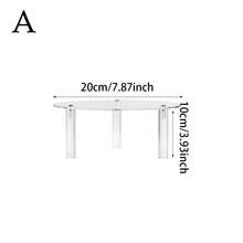 Acrylic Cake Stand Round Transparent Cup Shape, 1 Piece, Ideal For Making Cakes Desserts Pizza, Durable & Stylish Design - Transparent - View 2