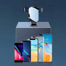 Car Air Vent Phone Holder - GPS Navigation Bracket, With Safety Clip And Anti-Shake Design, Universal Fit For Most Vehicles - A - View 6