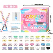 96色丙烯马克笔，包含48种肤色、36种马卡龙色以及8套12色主题色系马克笔，适用于绘画、涂色，是专业的艺术工具，也是万圣节、圣诞节、复活节等节日的理想礼物。 - 直液式丙烯馬克筆 - 查看 25