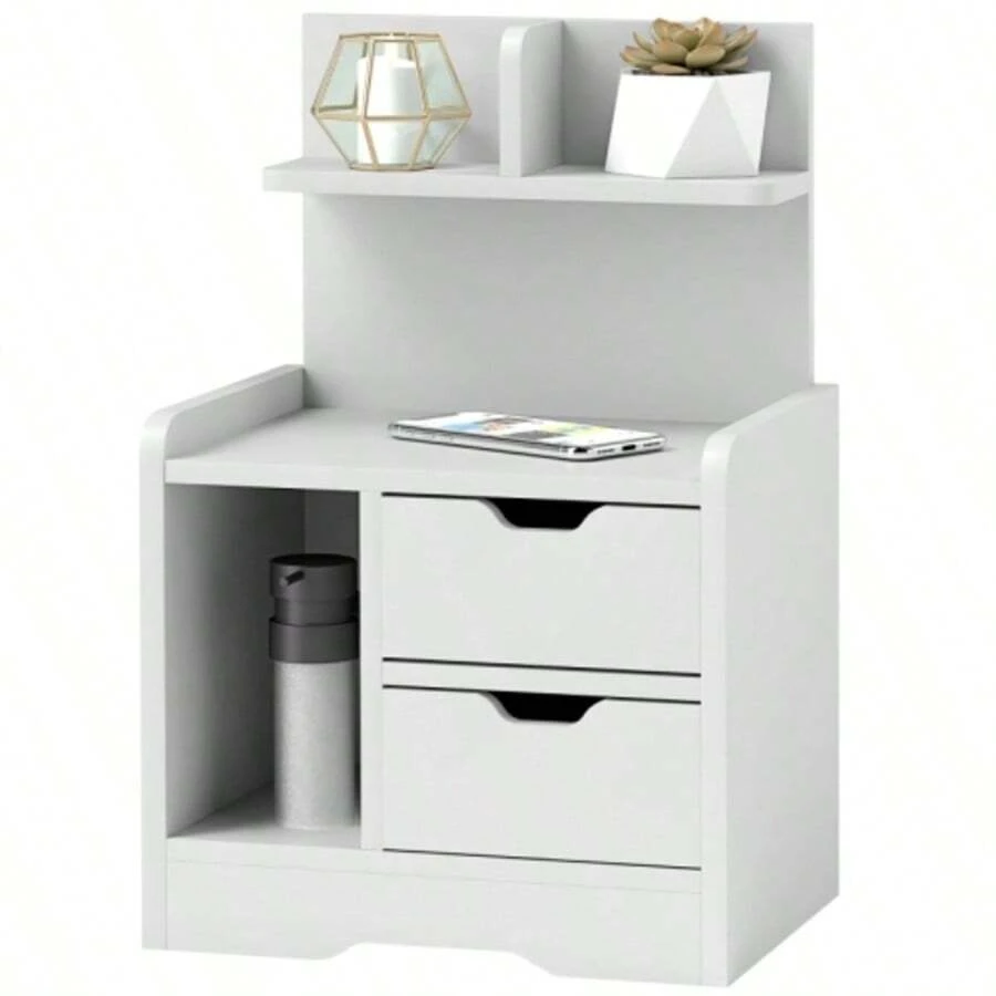 Nightstands - White - View 1