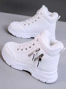 Women's Waterproof Outdoor Sports Shoes #Anti-Slip Mountaineering #Breathable Hiking Shoes #Shock-Absorbing Off-Road #Wear-Resistant #Lightweight Travel Shoes. The First Choice For Outdoor Use. They Are Beautiful When Matched With Anything. - 白色 - 查看 5