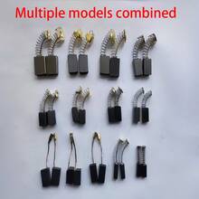 50 Stück Kohlebürsten Ersatz Set, schwere Metallbasis, geeignet für Bohrmaschinen, Schleifer, Schleifmaschinen und Motoren, Motorersatzteile - Verschiedenfarbig - Übersicht 3