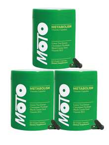 Moto Women's Metabolism Support - Energy, Curb Cravings, Healthy Metabolism - Vegan Capsules, 30 Servings - 3Bottles - 查看 8