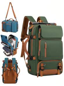 大容量多功能徒步背包，采用厚实面料，用途广泛，多个口袋方便收纳整理，配有可拆卸鞋仓和可调节肩带，可斜挎背负，适合徒步、旅行、通勤等户外活动。