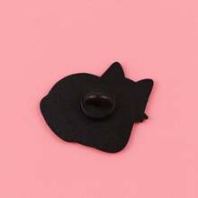 Women Brooch, Lapel Pin & Scarf Ring - Black - View 8