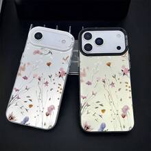 roadside flowers This stylish and comfortable large-hole IMD acrylic phone case is an ideal gift for friends and family. It is compatible with for  17/16/15/14/13/12/11/X/XR/7/8, for OPPO,for , for VIVO, for , for Xiaomi, for Honor, and for  models, including Plus, Pro, Max, and SE versions. It's the perfect gift for holidays such as Christmas, Valentine's Day, and New Year. - Negro - Ver 1