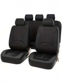 Bộ bọc ghế ô tô bằng da PU đa năng, phù hợp với hầu hết các loại xe [Bộ 9 miếng cho 5 chỗ ngồi / Bộ 4 miếng cho 2 chỗ ngồi] - Sử dụng được quanh năm, dễ dàng vệ sinh, có túi khí, bộ bọc bảo vệ nội thất xe. - Một phong cách - Xem 18